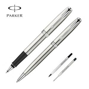 Customized Pen Ink Pen Parker Sonnet Collection Roller & Ballpoint Pen 0.5mm Fine Nib with Gift Box 2 sets in combination (Free carving)