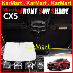 Car Front Windshield Sunshade Mazda CX3 CX5 CX8 CX30 MAZDA 3 Custom-Fit Car Window Sunshade Customized Front sun shade windscreen depan