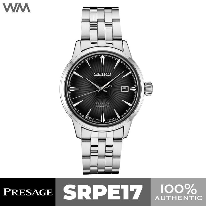 Seiko Presage Cocktail Time Sunray Formal Automatic Dress Watch