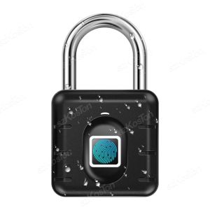 Waterproof Smart Fingerprint Padlock Locker Dormitory Anti-theft Padlock Keyless Security Protect Electronic Unlock for Luggage2026