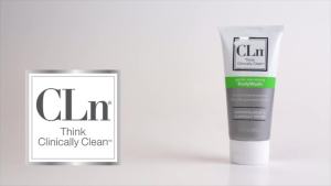 CLn. ®   BodyWash –Non-Drying Body Wash Preserved with Sodium Hypochlorite For Compromised Skin Prone to Eczema Dermatitis Rash & Hidradenitis Suppurativa Fragrance-Free & Paraben-Free 3 fl oz