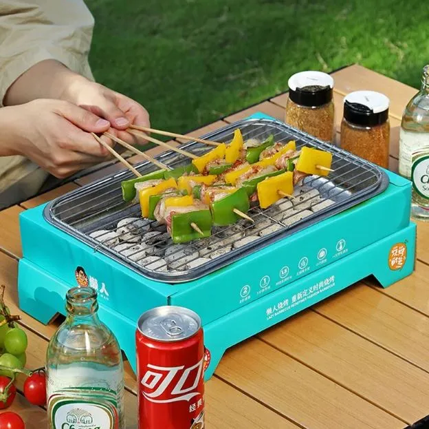 Indoor smokeless barbecue on sale grill