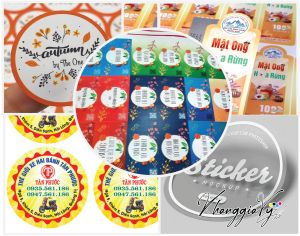 in Tem giấy nhựa công nghệ lazer sắc nét bế cắt theo yêu cầu khổ A3 giá rẻ (IN TỐI THIỂU 3 TỜ)