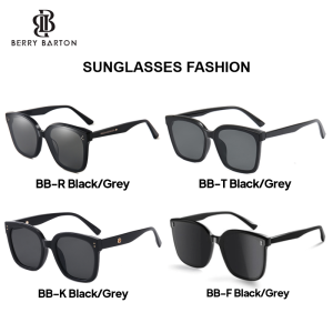 Berrybarton - Kacamata Hitam Kotak Polarized Trend Style Sunglasses BB Series III