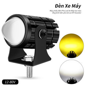 AUTOFun Đèn Trợ Sáng xe máy xe điện đèn bi cầu mini chính hãng bi Cầu đèn pha bi cầu xe máy 2 Màu Cos vàng Pha Trắng BCmini