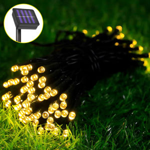 Solar Light 100LED Outdoors Solar String Light Modes Solar Lamp Waterproof for Gardens Wedding Party /Valentines /Christmas Decorations for Home