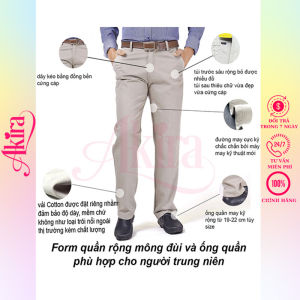 Khuyến mãi giảm giá quần kaki nam trung niên ống đứng vải cotton dày quần kaki nam trung niên ống suông quần kaki giá rẻ quần kaki trung niên phổ thông quần kaki trung niên cao cấp giá rẻ