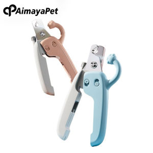 AP AIMAYAPET 2 in 1 Pet Nail Clipper with LED Light Professional Cat Dog Safe Grooming Tool - 2 Colors