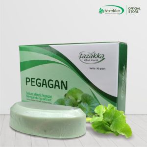 Sabun Mandi Batang Ekstrak Pegagan Anti Aging Herbal Tazakka Original Body Wash