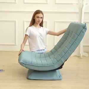 Simple modern multifunctional lazy sofa for living room bedroom small apartment foldable single-seater sofa chair
