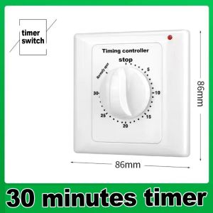 120 Minutes Auto Power Off Timer Switch Socket Household  Mechanical Countdown Turn Off Controler