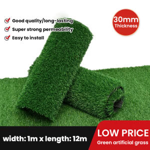 Premium Synthetic Grass 1m Wide - Water-Resistant Artificial Lawn Mat for Outdoor & Indoor Decor 5-Year Warranty