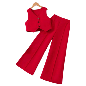IRISHNew Hot Trend Best Seller Vneck Chaleco Vest and Pants Terno Set   - ages from 4 to 12 ages - classy and elegant - timeless classic  - timeless piece - casual office or party - classic piece - super kapal ng tela - hindi kayo magsisi Our aim is to
