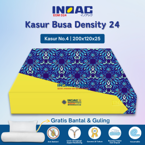 Kasur Matras INOAC EOM D24 Tebal 25 cm Semua Ukuran Garansi 20 Tahun Asli Murah By Inoac Store