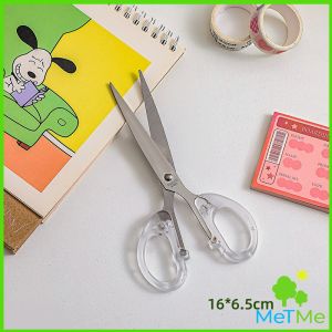 MetMe กรรไกรสำนักงาน กรรไกรด้ามพลาสติก มี 2 ขนาดให้เลือกเหมาะกับงาน   scissors