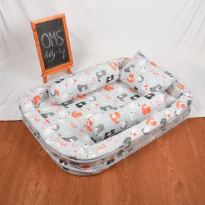 [FREE TAS MIKA PREMIUM] Kasur Bayi Model Kolam / Baby Nest Motif Karakter