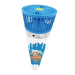 Portable Mini Ice Cream Fan Gift Mini Electric Fan Ice Cream Hanging Neck Rechargeable Fan