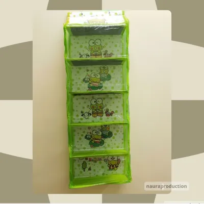 Rak Tas Gantung Karakter Plastik Tebal Serbaguna Organizer Tas Gantung Multifungsi Penyimpanan Tas Hemat Tempat COD