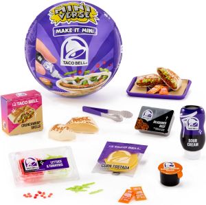 MGAs Miniverse Make ItTaco Bell Series 1Collectibles Blind Pack DIY Resin Food Not Edible Collectors