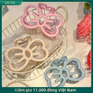QK FA ✨ Hàn Quốc Dễ Thương Bowknot Tóc Clip Nhựa Claw Clip Kẹo Màu Cua Tóc Clip Cho Cô Gái Ngọt Ngào Tóc Claw Phụ Kiện Tóc Cho Phụ Nữ