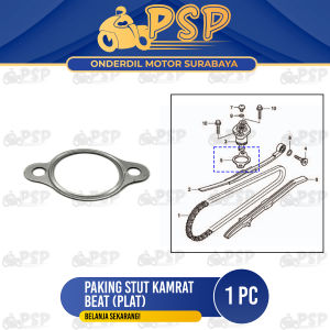 Paking Stut Kamrat Beat (Plat) - Packing Peking Gasket Setelan Tensioner Tonjokan Keteng Kamprat