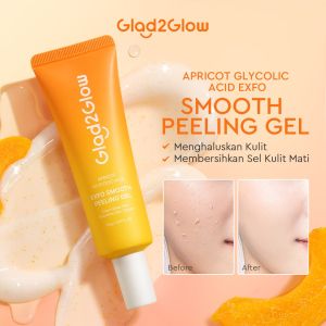 Glad2Glow Peeling Gel Apricot Exfoliating Eksfoliasi Exfo Krim 50ml