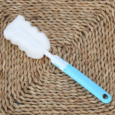 [SG Stock] Sponge Brush Baby Bottle Cleaning Brush Cup Brush Sponge Bottle Brush Vacuum Cup Cleaning Brush Feeding Cup Cleaner Children Day Gifts
