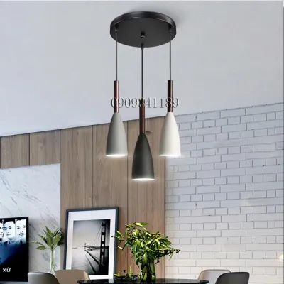 [HCM]Đèn Chùm Thả 3 Phòng Khách Bàn Ăn Kèm Bóng