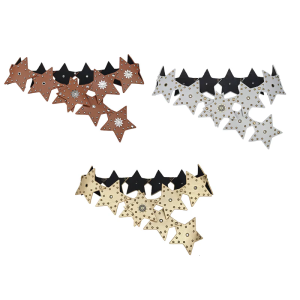 Street Style PU Leather Waist Belt with Star Studded Design for Women Stylish Waist Ornament Corset Belt for Dress