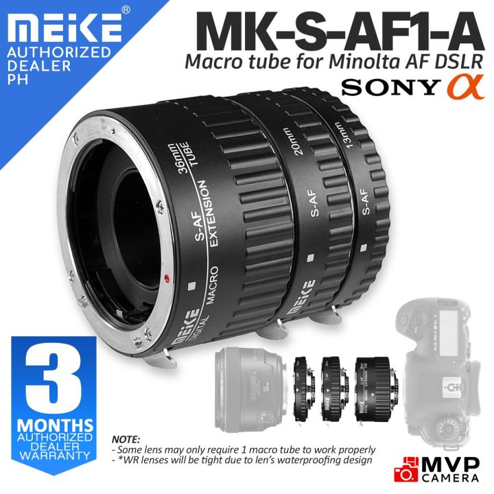 Meike Metal Auto Focus Macro Extension Tube Ring For Canon EF