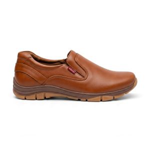 Sepatu Slip On Formal Kulit Sintetis Pria Jahitan Keliling Sol Dewasa Ukuran 39-43 Formal | ARKENS AK-002