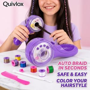 Automatic Hair Braiding Tool Electric Twist Braider Portable Cordless Diy Hair Styling For Women Girls Kids Suitable For Party School Daily Use