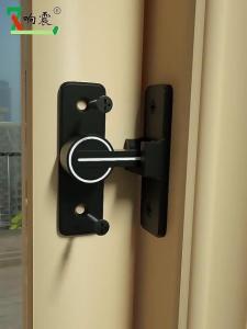 90 Degree Door Handle Free Punch Door Latch Push-pull Sliding Door Lock Bolt Door Latch Bathroom Lock Cabinet
