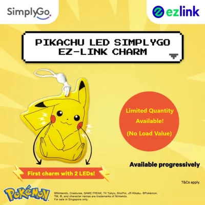 Super Rare Exclusive - Pokemon Ultra Ball Pikachu / Snorlax Pushie Keyring EZ-Link Charm (Lazada Exclusive) Ez Link Charm (While Stock Lasts!)