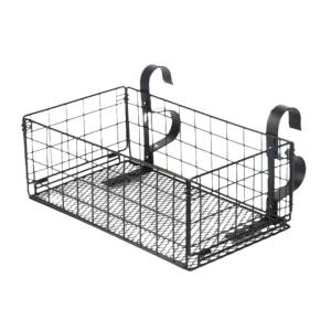 Folding Pool Storage Basket Organizers Metal Poolside Storage Basket Wire Mesh Organizers for Beach Toy Outdoor Activity