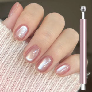 ZEEMIN 3D Strong Cat Eye Nail Magnetic Stick for Suck Glass Bead French Streamer Cats Eye Effect Nail Art Magnet Pen for DIY NailSalon