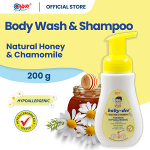 Baby Dee Body Wash & Shampoo Hypoallergenic Honey 200 Ml  Sabun Shampo Bayi Anak