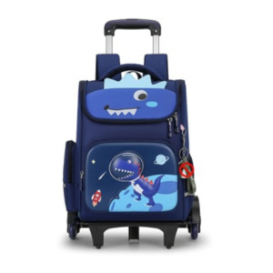 Waterproof High Quality Trolley Bag pack luggage Backpack with 6 wheels climb stairs  for elementary School