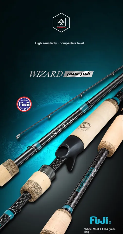 Winscraft Ultralight FUJI Baitcasting Fishing Rod 1.98M2.03M2.08M High  Carbon Spinning Fishing Rod 2 Section XF Action Bass Rod