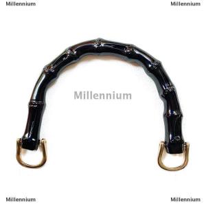 [COD] Millennium Tote xử lý dệt Túi phụ kiện dệt Túi xử lý bắt chước Túi tre dây đeo hộp xử lý túi nhựa xử lý với D khóa DIY đen
