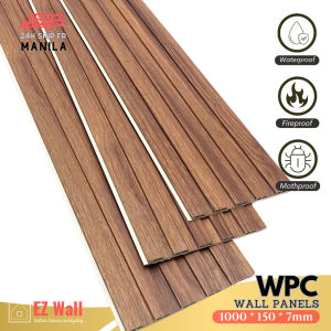 Wood Wall Panels WPC material Fluted Panel Fluted Wallpaper for background TV bedroom office EZ Wall