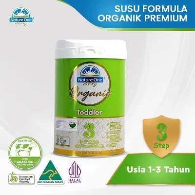 Susu Formula Organik Nature One Dairy Organic Step 3 900 Gram