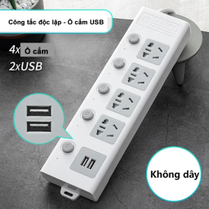 Ổ Cắm Điện Thông Minh Automatik Treo Tường Có Cổng USB Đa Năng An Toàn