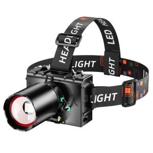 SENTER KEPALA ZOOM LED 100W KEZU KH-99 - CAHAYA TERANG - ZOOM LASER - BATERAI BISA LEPAS - SENSOR