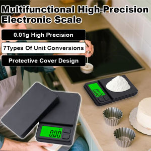 🔥High-precision ⚡Electronic Scale For Weighing Precious Jewelry/ Electronic Kitchen Scale For Weighing Baking Ingredients / Portable Professional Electronic Scale For Home Use