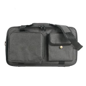 Guitar Pedalboard Effects Storage Bag with Soft Lining and Antislip Base Pads for Secure Travel