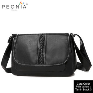 Peonia PNA TAMI Tas Selempang Wanita Elegant Outdoor Sling Bag Anak Remaja Perempuan Crossbody Kuliah Kerja Kantor Sekolah Travel Hp Shoulder Trendy Fashion Cewek Casual Style