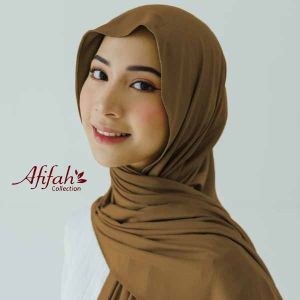 Pashmina Jersey Kaos Rayon Spandex Panjang 180 cm*Lebar 70 cm Ranaz  Collection