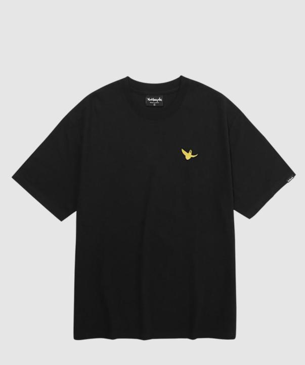 [MARK GONZALES]25SS★ANGEL WAPPEN RUGBY SHORT SLEEVE T-SHIRT MARK GONZALES ANGEL WAPPEN SHORT SLEEVE T-SHIRT - BLACK AND