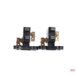 NIC 2pcs Black Carbon Brush ASSEMBLY Fit สำหรับเครื่องกำเนิดไฟฟ้าเบนซิน2kw-3kw 168F